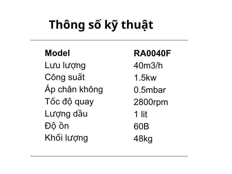 Bơm Kaiyue RA0040F