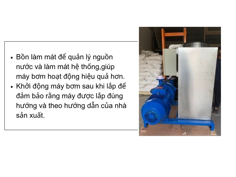 Combo máy bơm chân không vòng nước 1.4kw