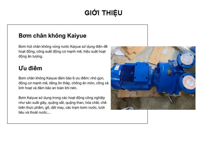 Combo máy bơm chân không vòng nước 15kw